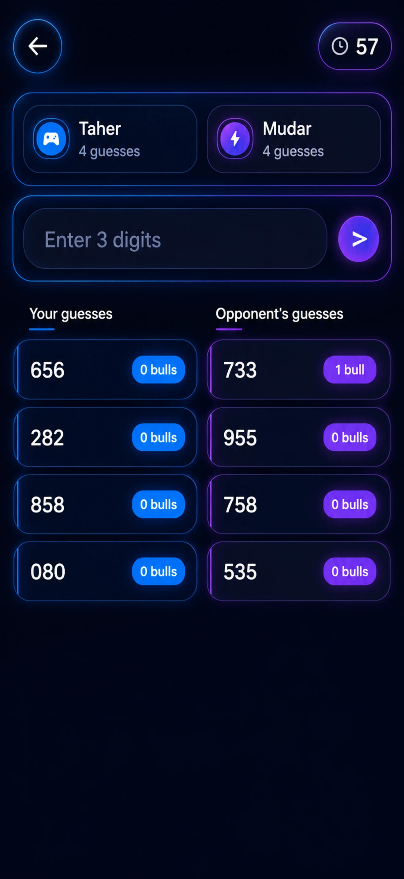 Digit Duel screenshot